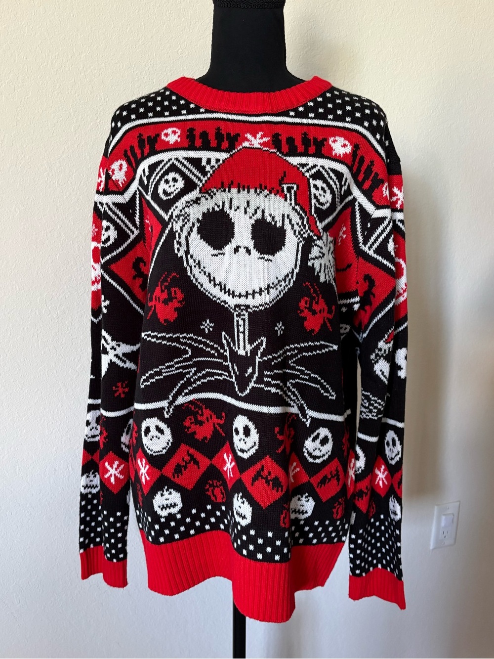 Unisex Disney Jack Skellington “Ugly” Holiday Sweater